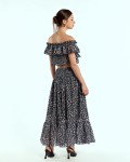 SIXDO Woven Flared Dress 2 Pieces